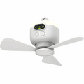 Genopladelig Campingventilator med Fjernbetjening og LED-Lys