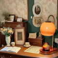 Bordlampe med Waxvarmer og Justerbar Højde