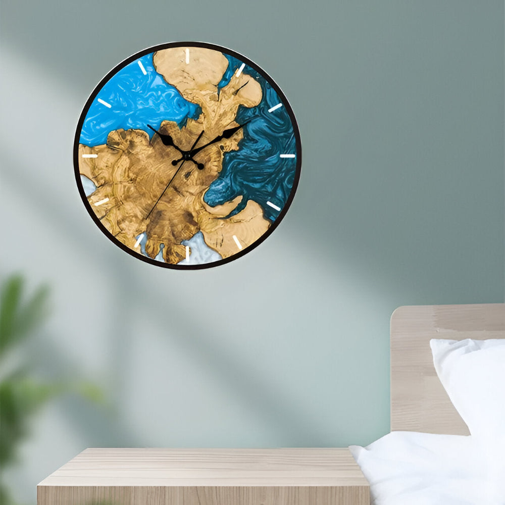 Transparent Vægur I Akryl Med Lydløst Urværk Og Moderne Design
