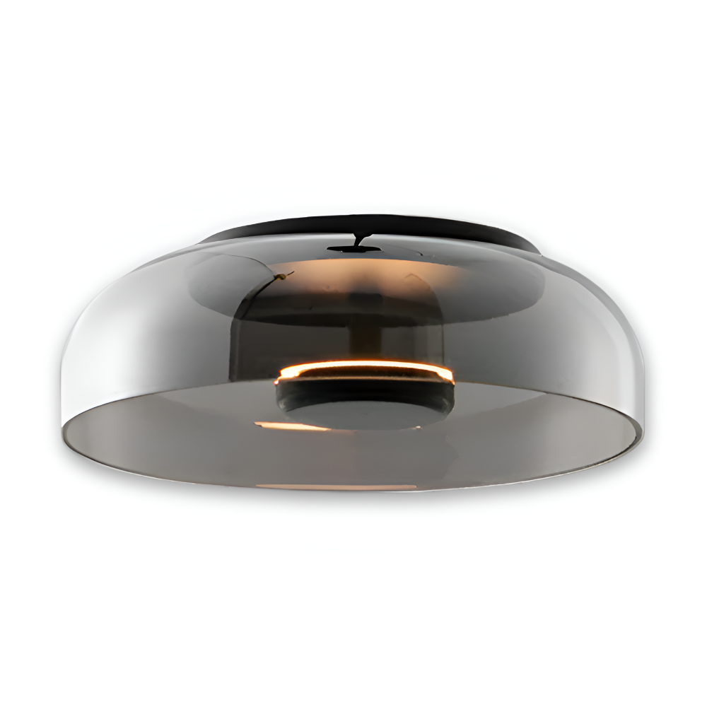 Loftlampe Med Glasskærm Og Integreret LED Til Entré, Gang Og Opholdsrum