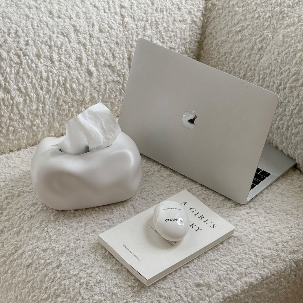 Tørklædeboks Keramik Skyform Med Moderne Udtryk Og Kompakt Design