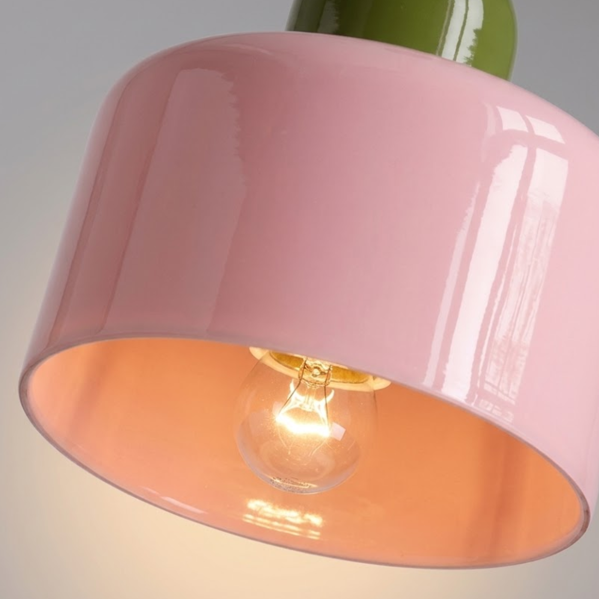 Pendellampe Ringformet Glasdesign