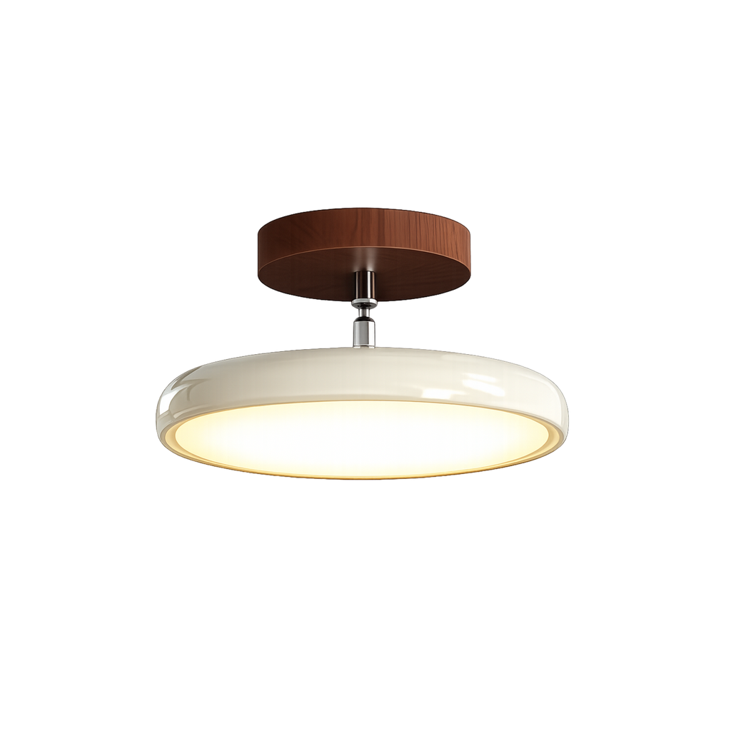Rund LED Loftlampe med Skiftbare Lysfarver og Valgfri Styring