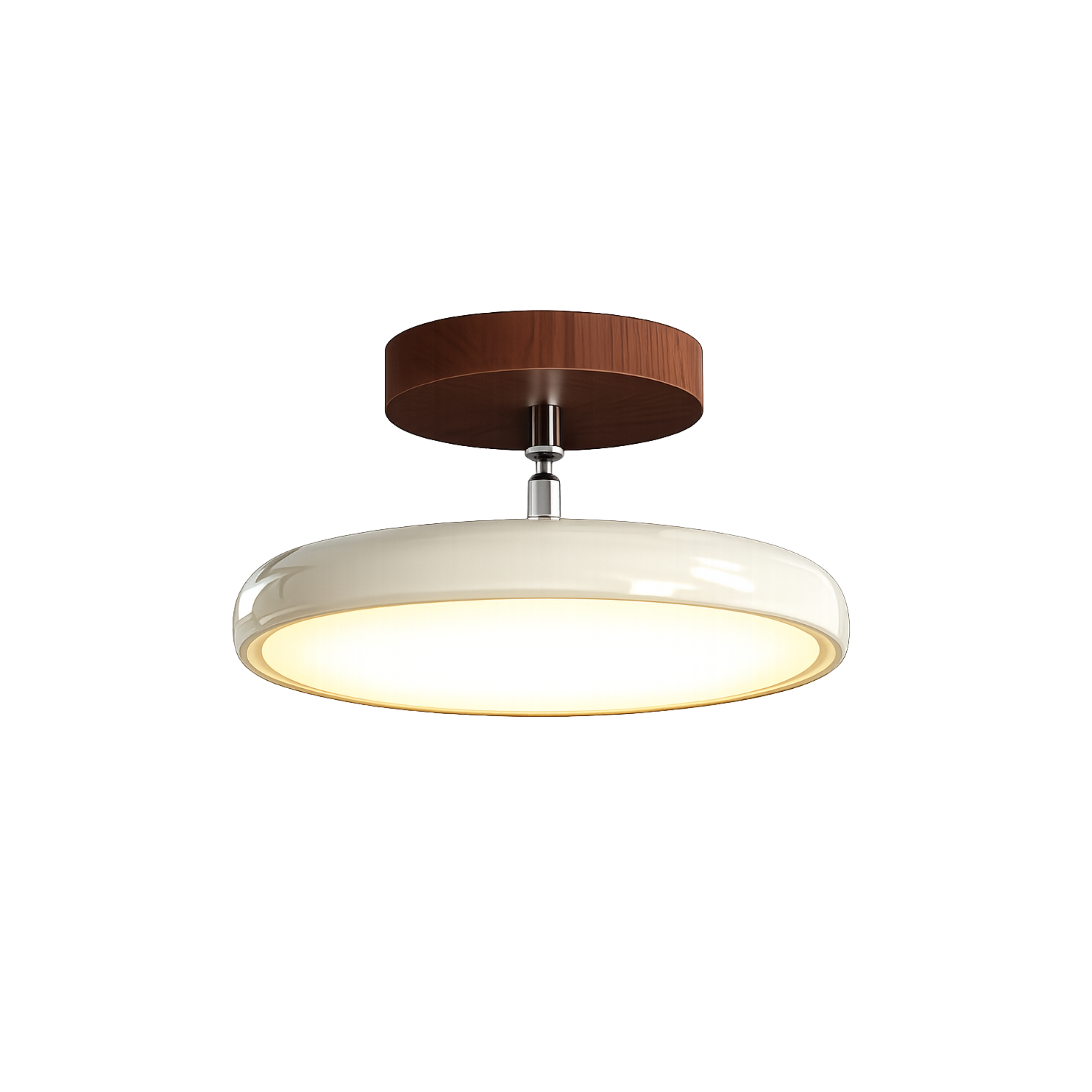 Rund LED Loftlampe med Skiftbare Lysfarver og Valgfri Styring