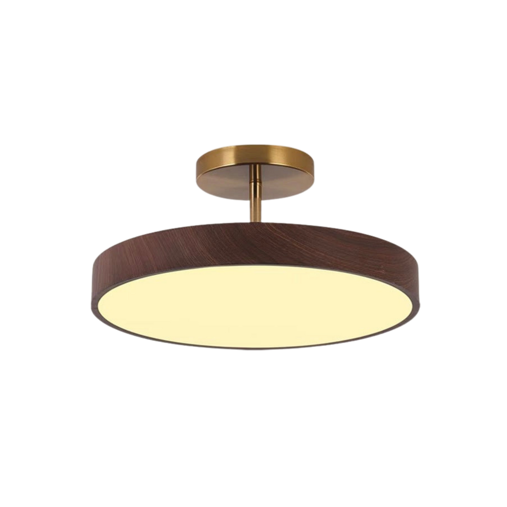 Loftlampe med Halvopbygget Design og Jævn Lysfordeling til Indendørs Rum