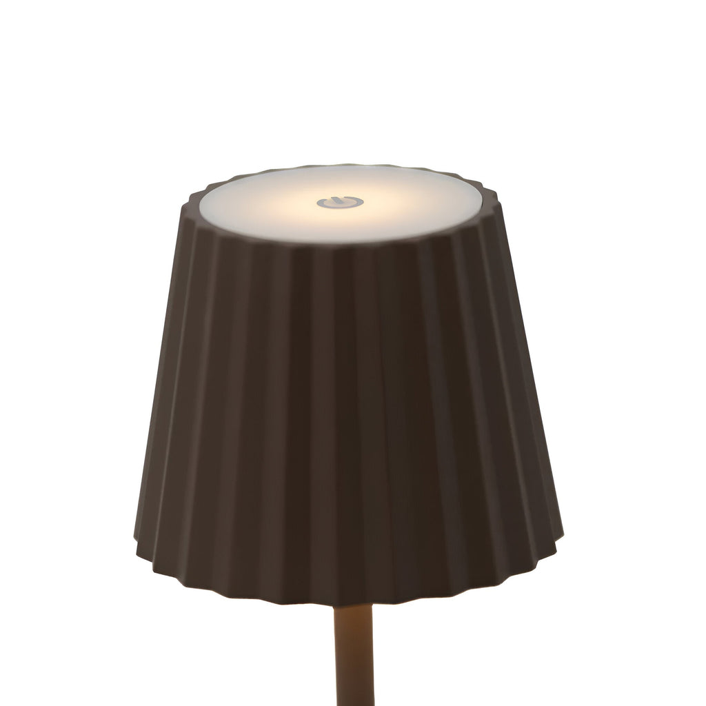 Trådløs Bordlampe Med Touch Dæmpning Og Varm Led Glød