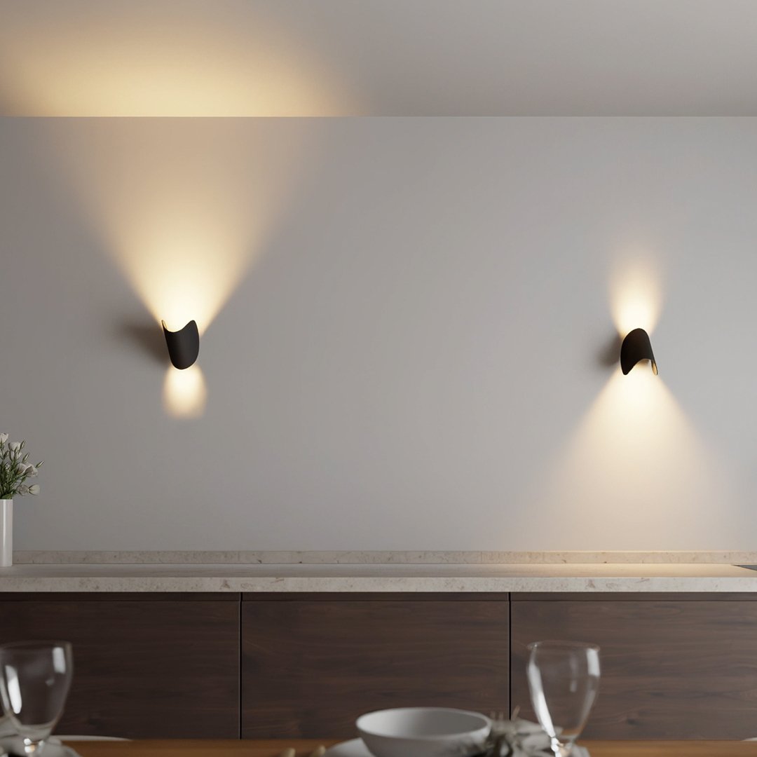 Drejbar LED‑væglampe i Skandinavisk Design