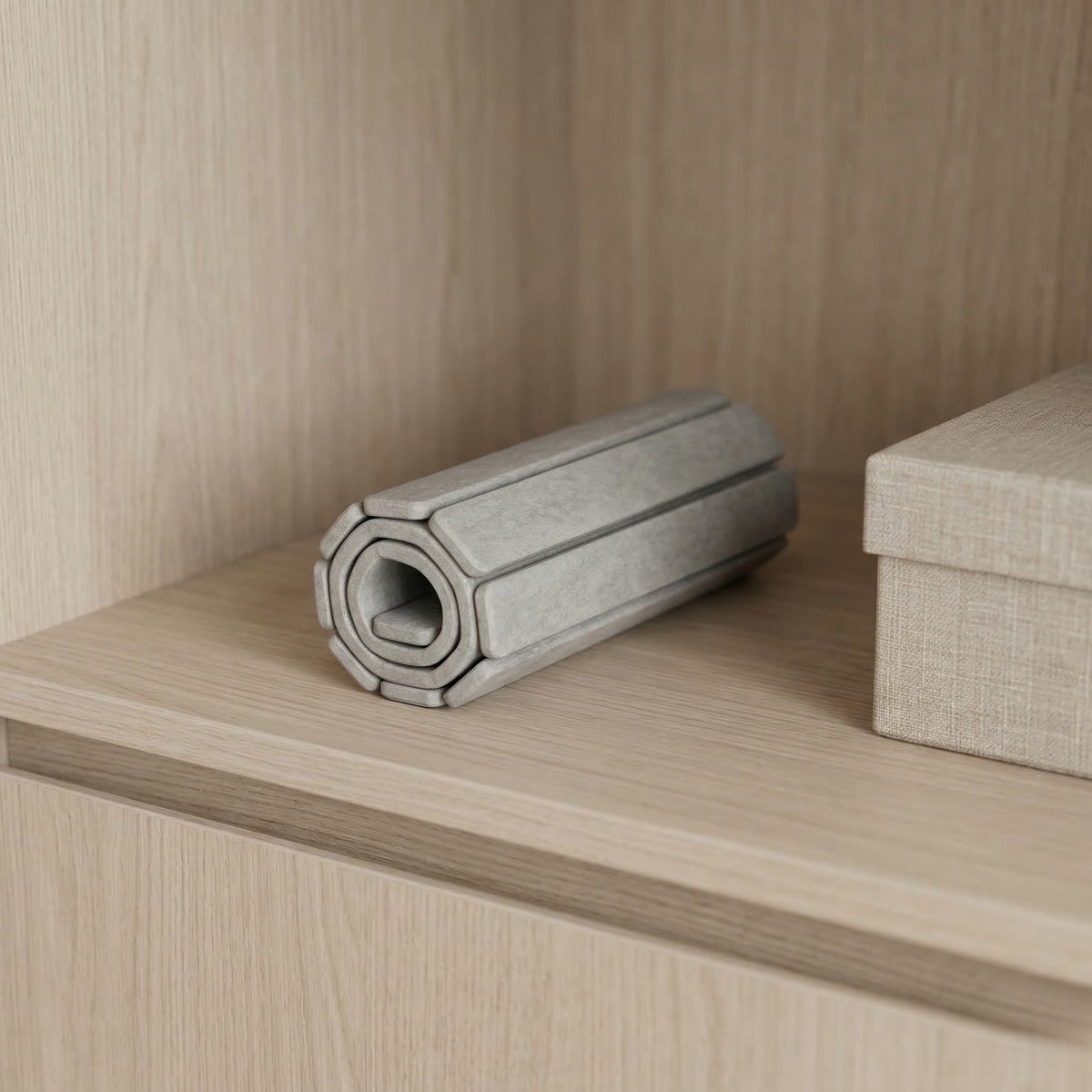 Køkkenmåtte med Absorberende Stenblanding og Foldbar Indendørs Tørreflade