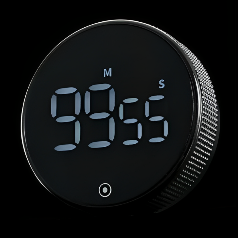 Visuel Timer Med Magnetisk Base Til Fokus, Produktivitet Og Tidsstyring