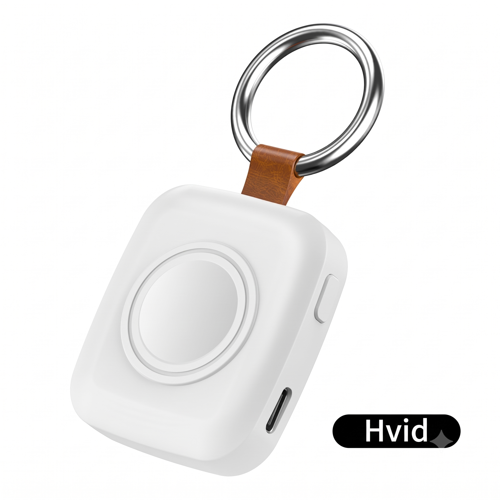 Powerbank til Smartwatch med Magnetisk Opladning og Nøgleringdesign