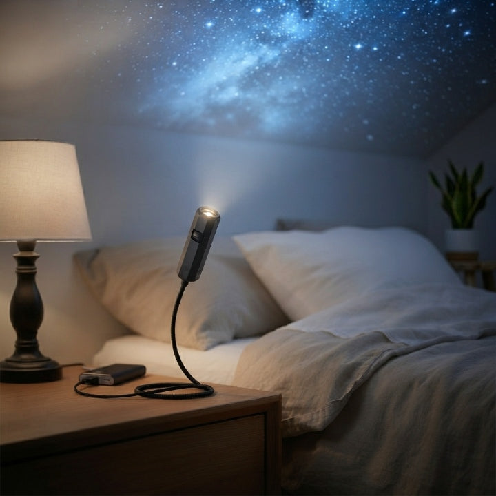 Led Projektor Til Stemningsfulde Motiver Og Rolig Aftenatmosfære