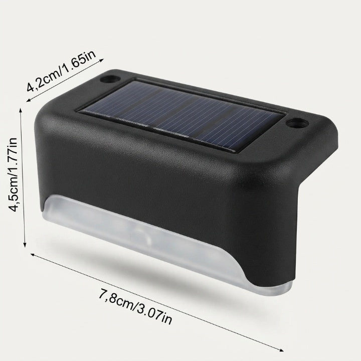 Solarlys til Trin med Automatisk Tænding og Nem Montering