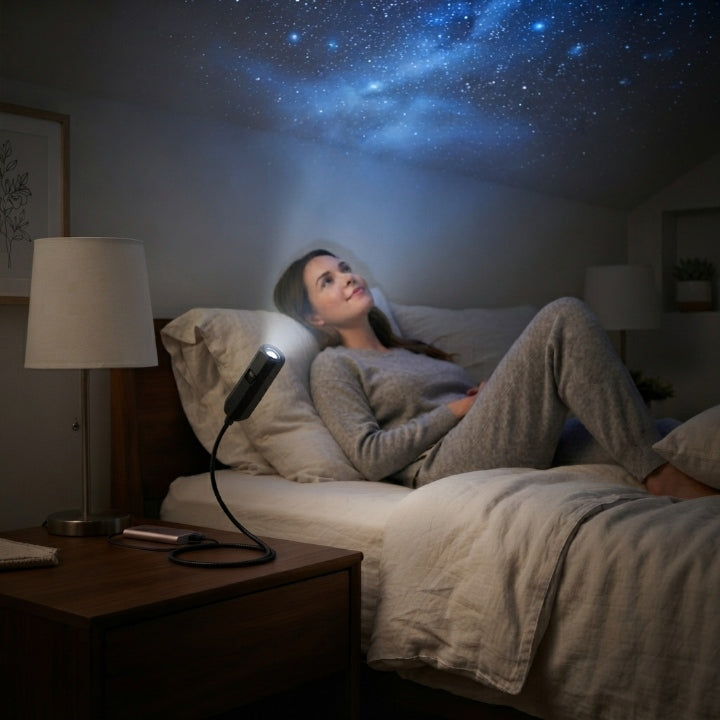 Led Projektor Til Stemningsfulde Motiver Og Rolig Aftenatmosfære