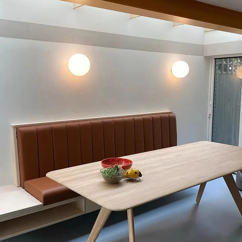 Globa Loftslampe Med Rund Glasskærm Og Blød Moderne Indendørs Belysning