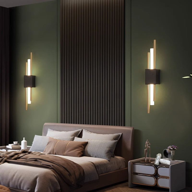 Moderne LED Væglampe med Slankt Design og Dæmpbar Funktion