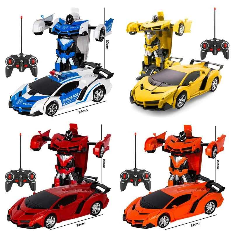 Rc Transformerbil Med Robotfunktion Og Daglig Interaktiv Leg