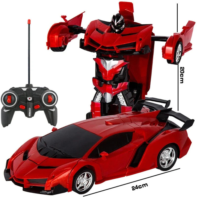 Rc Transformerbil Med Robotfunktion Og Daglig Interaktiv Leg