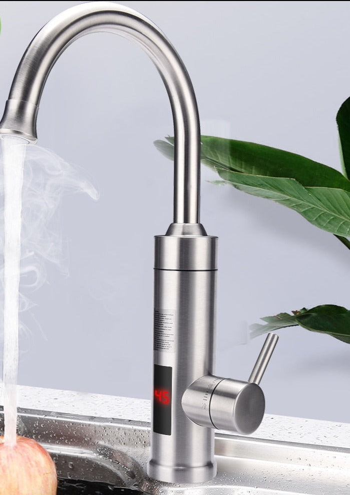 Elektrisk Vandhane Med Digital Temperatur Og Instant Opvarmning