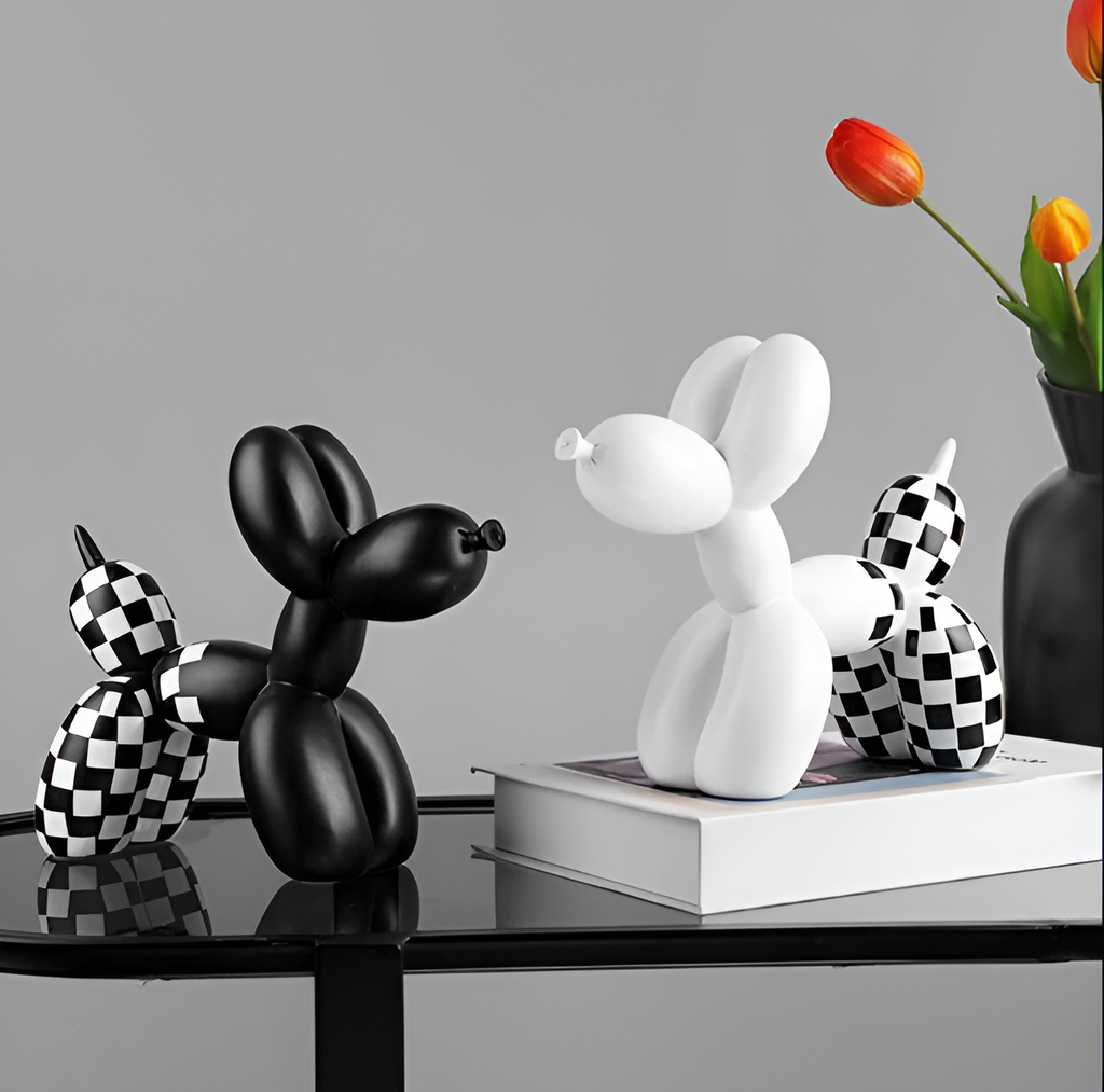 Ballonhund Figur I Harpiks Til Moderne Og Legende Boligindretning