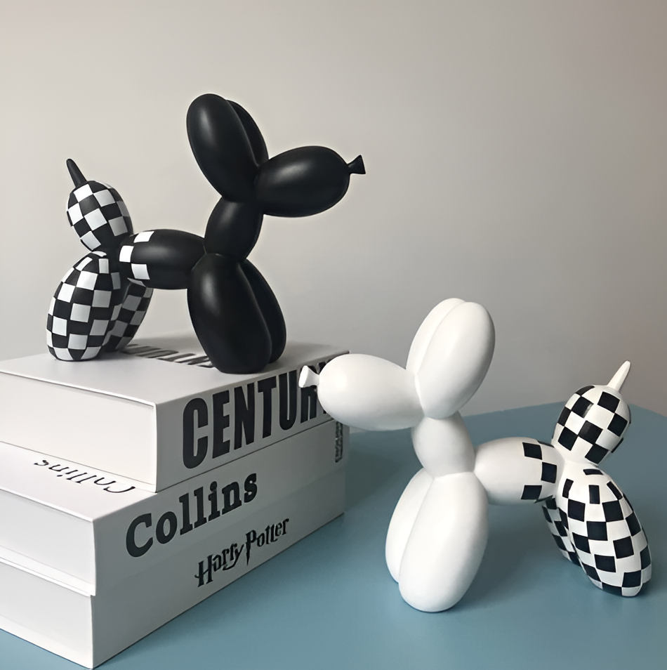 Ballonhund Figur I Harpiks Til Moderne Og Legende Boligindretning