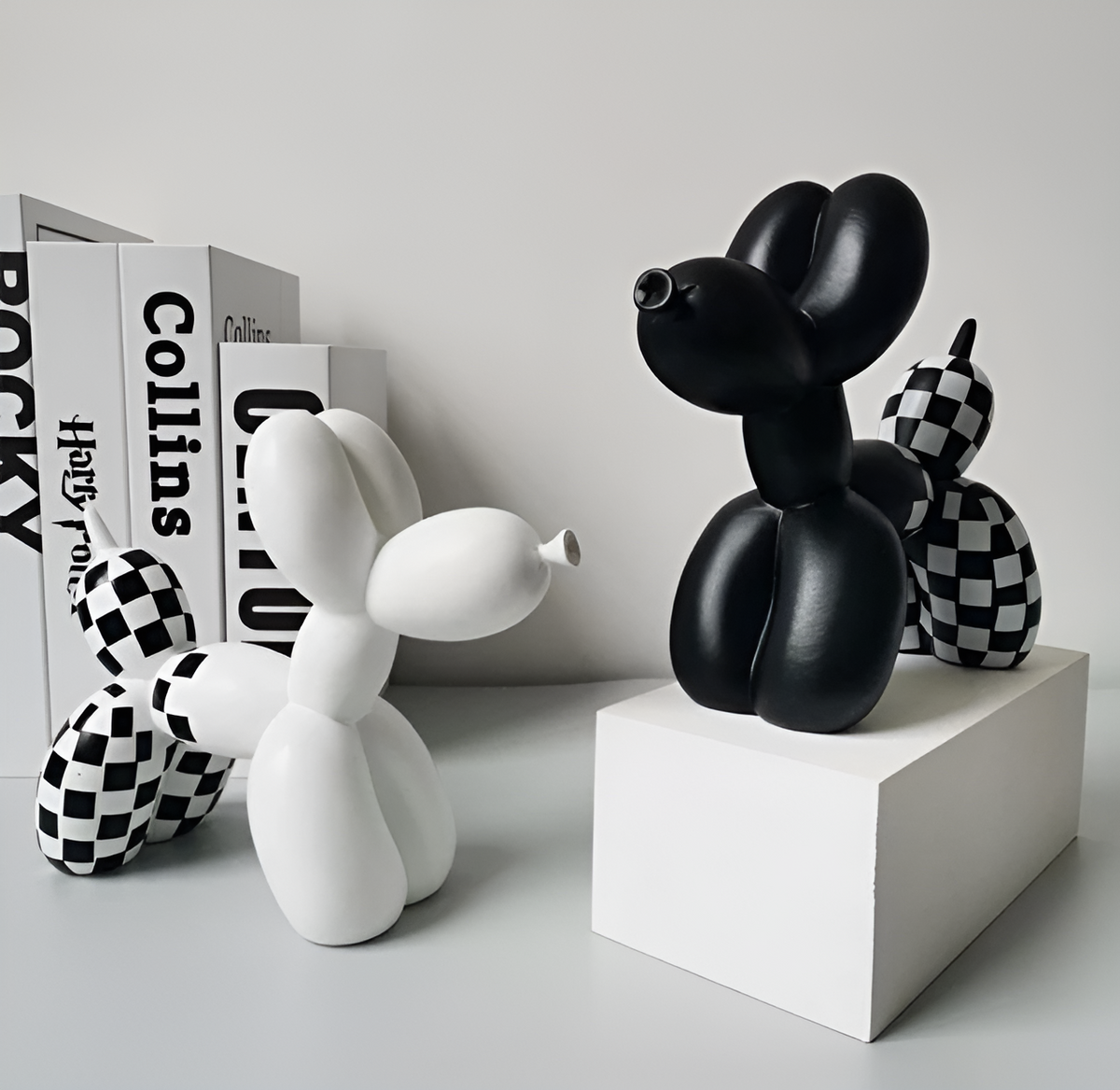 Ballonhund Figur I Harpiks Til Moderne Og Legende Boligindretning