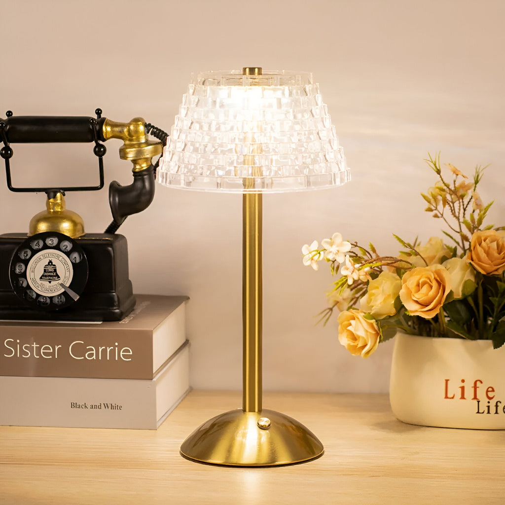 Draadløs Vintage Bordlampe Til Stemningsfuld Belysning