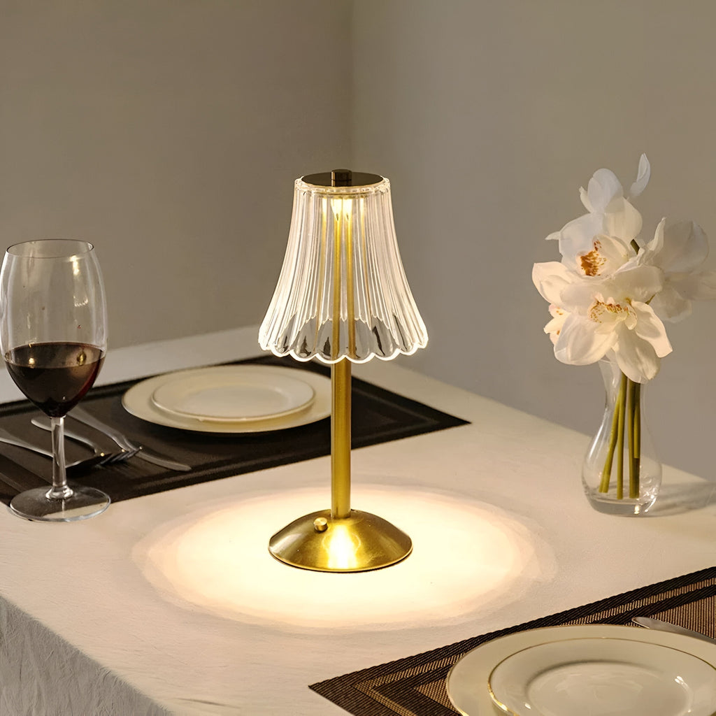 Draadløs Vintage Bordlampe Til Stemningsfuld Belysning