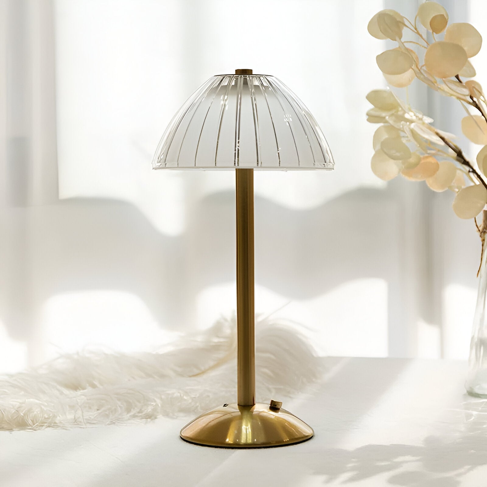 Draadløs Vintage Bordlampe Til Stemningsfuld Belysning