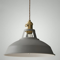 Industriel Metal Pendel Med Retro Profil Og E27 Sokkel