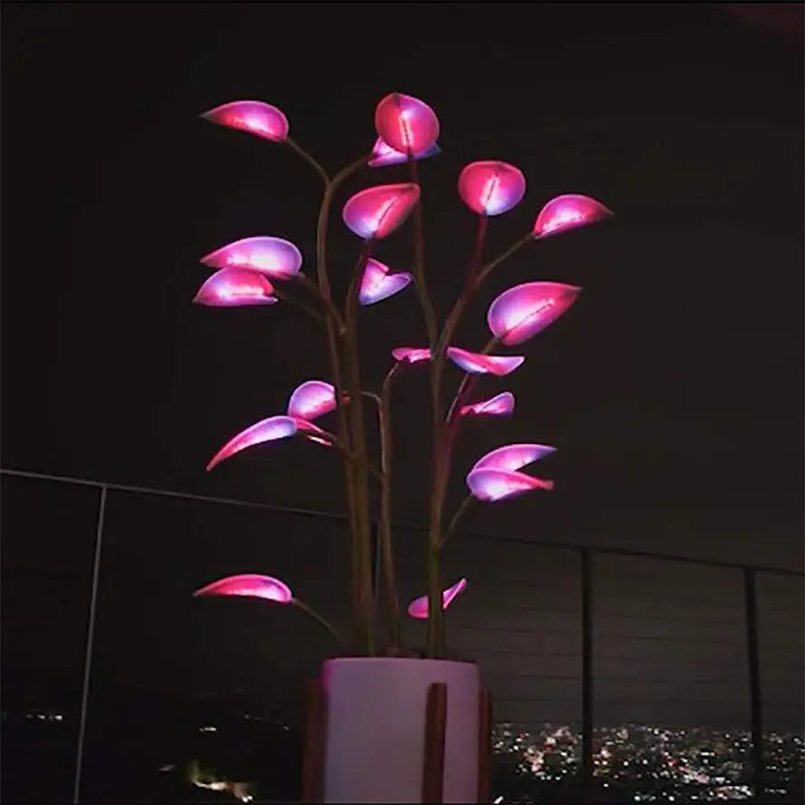 LED‑Plante med Stemningslys og 500 Lysmodi