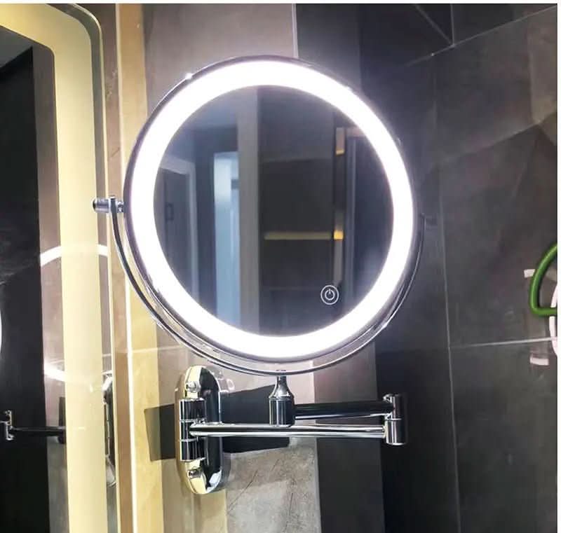 LED Makeup Spejl med Forstørrelse og Justerbar Klar Moderne Belysning