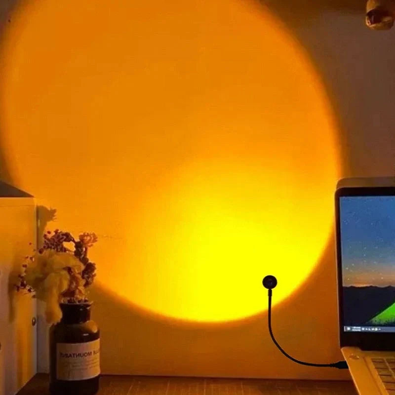 Ledprojektor med Farveskift og Stabil Indendørs Lysfordeling