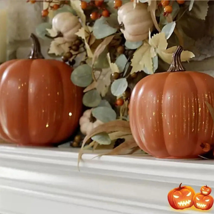 Græskarlampe Til Hygge Og Festlig Stemning I Efterår Og Halloween