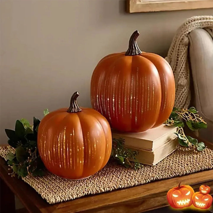 Græskarlampe Til Hygge Og Festlig Stemning I Efterår Og Halloween