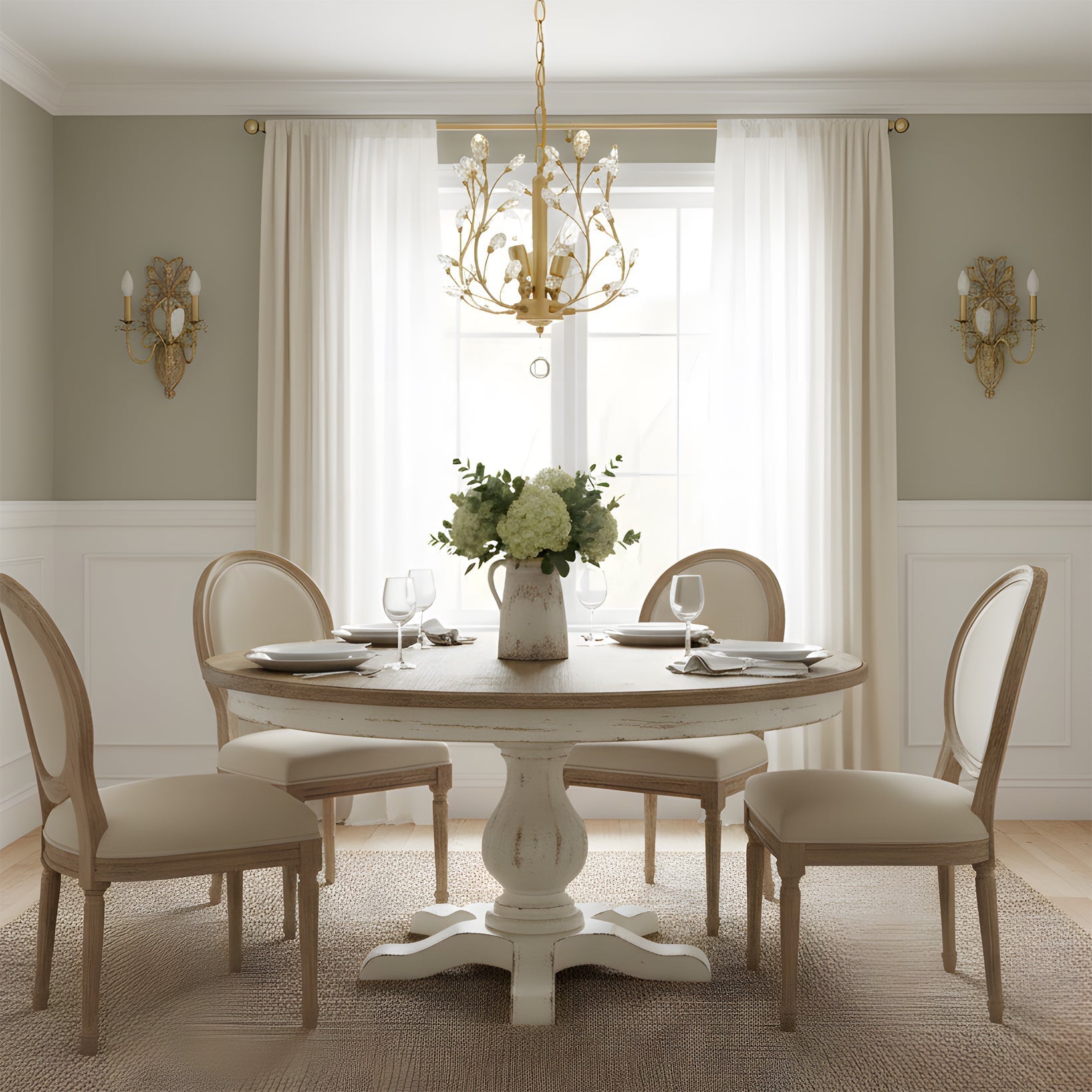 Elegant Loftlampe med Metalstruktur og Krystalakcenter for Tidløs Dekoration
