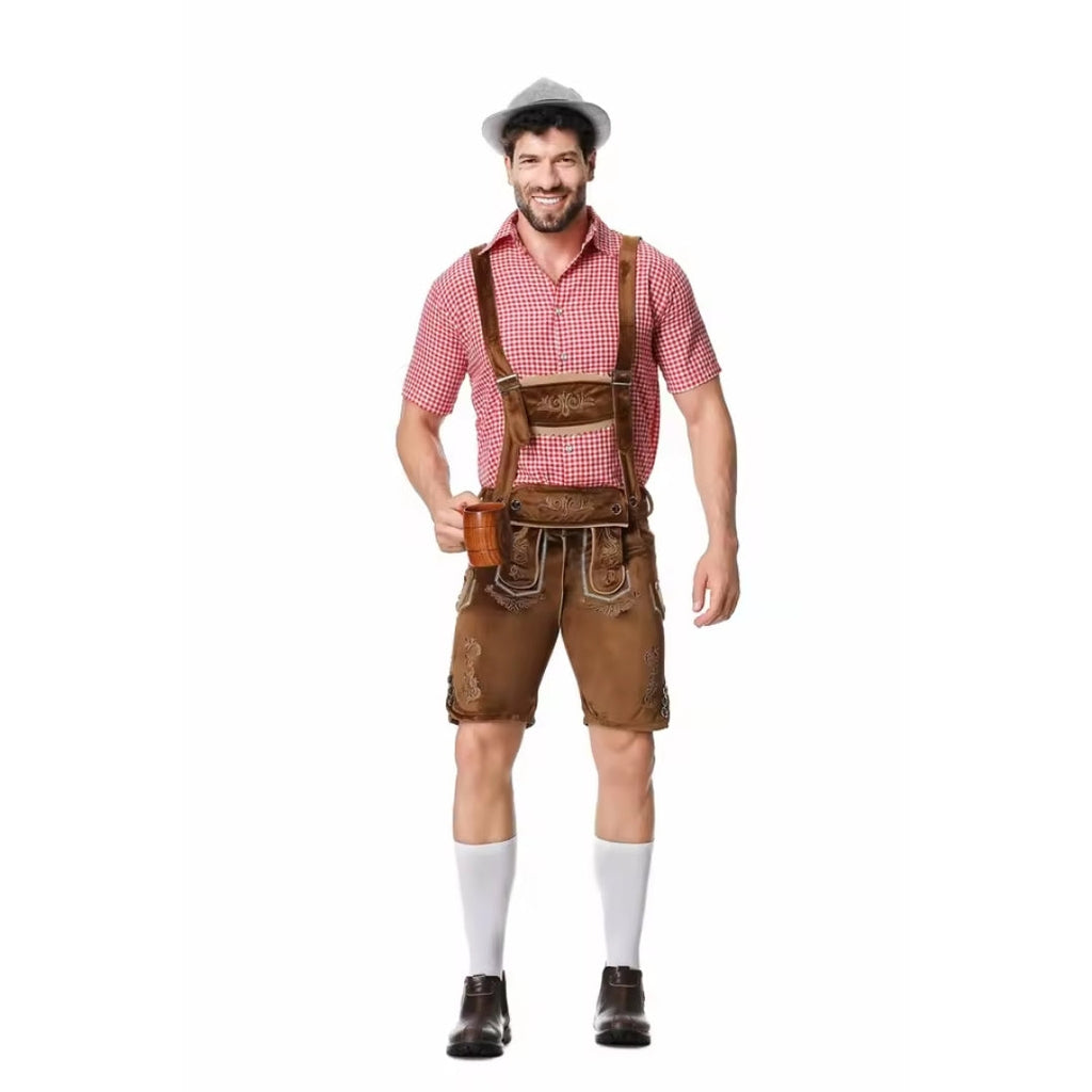 Traditionelle Lederhosen til Mænd med Seler