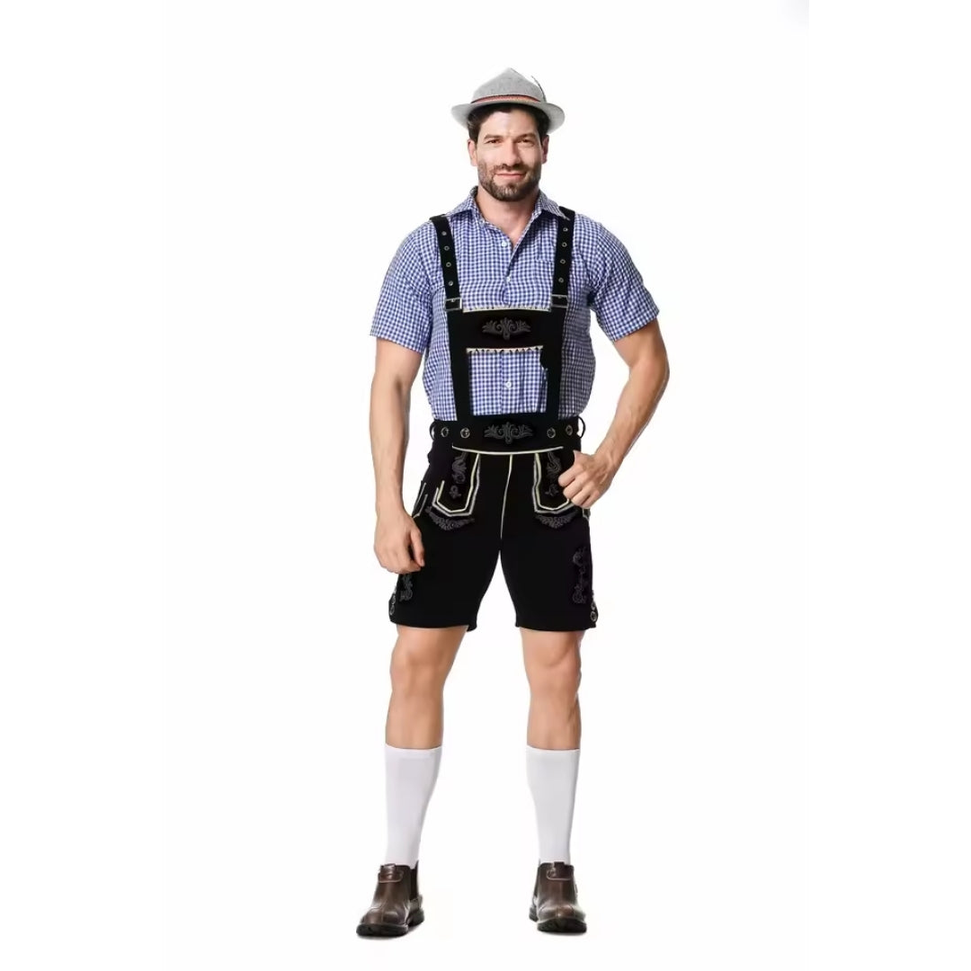 Traditionelle Lederhosen til Mænd med Seler