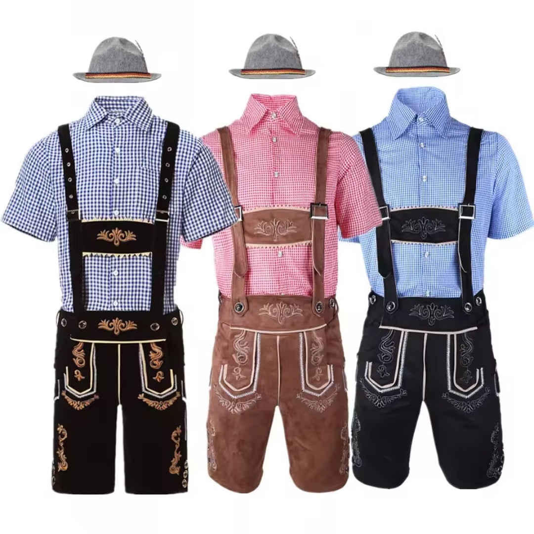 Traditionelle Lederhosen til Mænd med Seler