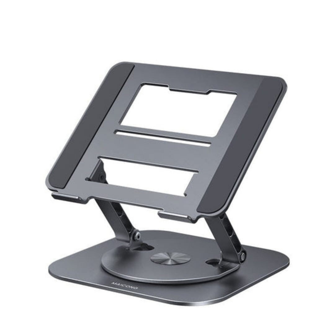 360° Roterbar Laptop- og Tabletstander i Aluminium