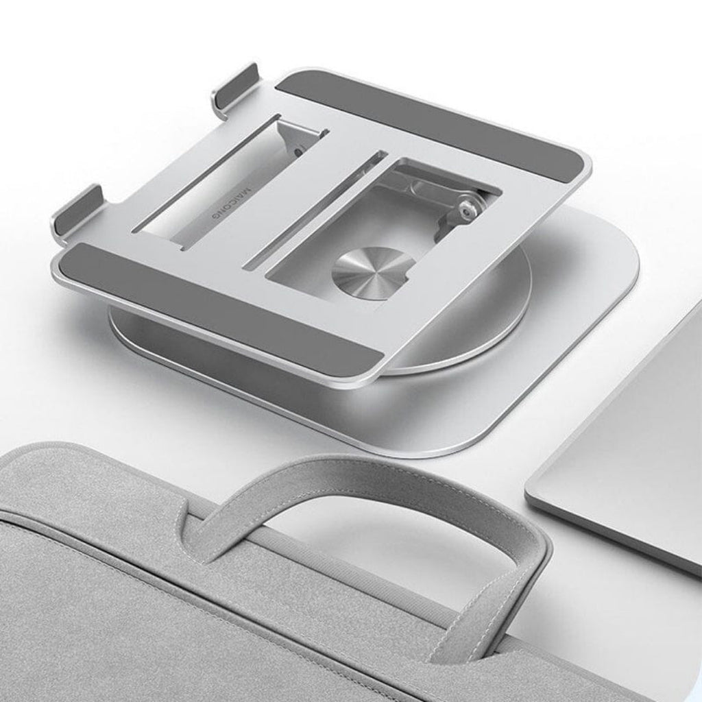 360° Roterbar Laptop- og Tabletstander i Aluminium