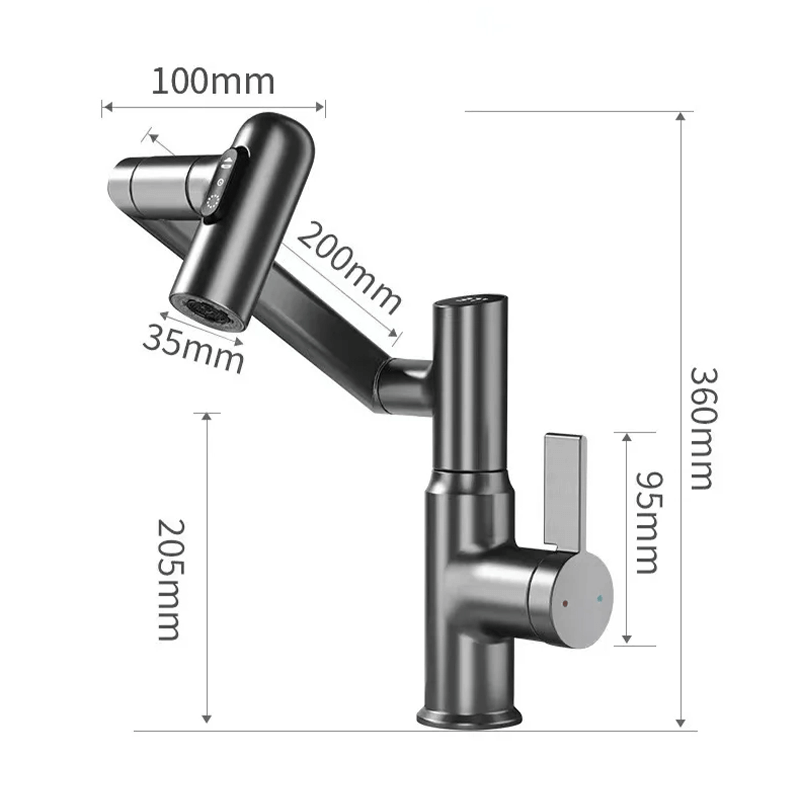 Intelligent Vandstyring med Moderne LED‑Temperaturvisning