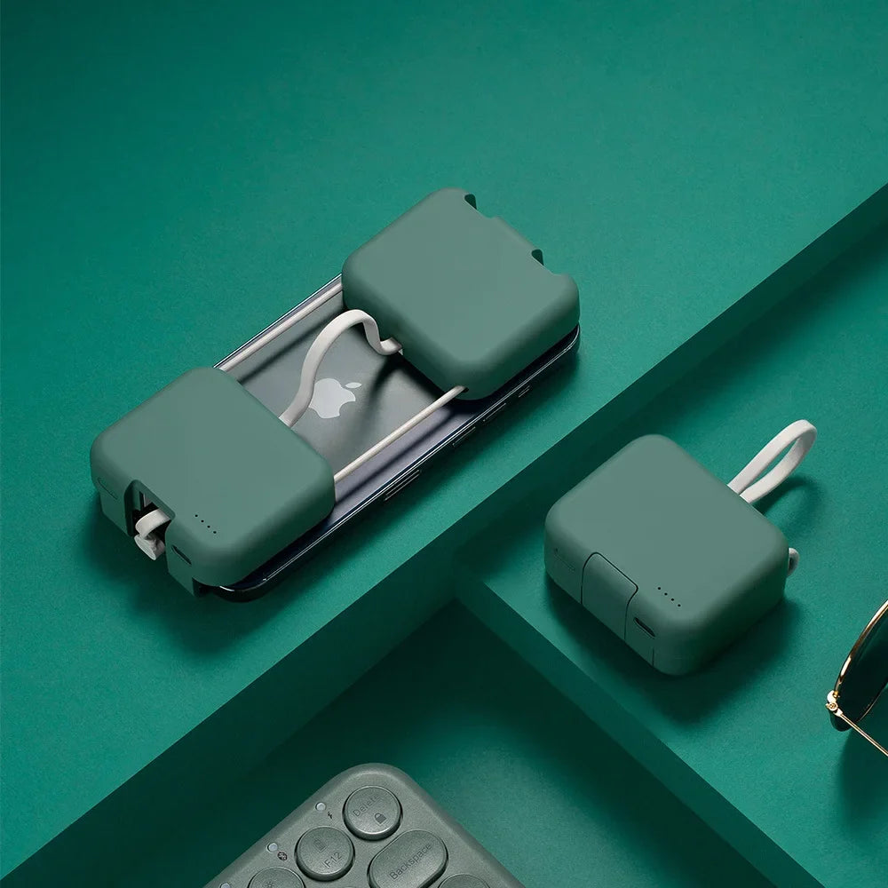 Kompakt Powerbank Med Hurtig Opladning Og Daglig Energi