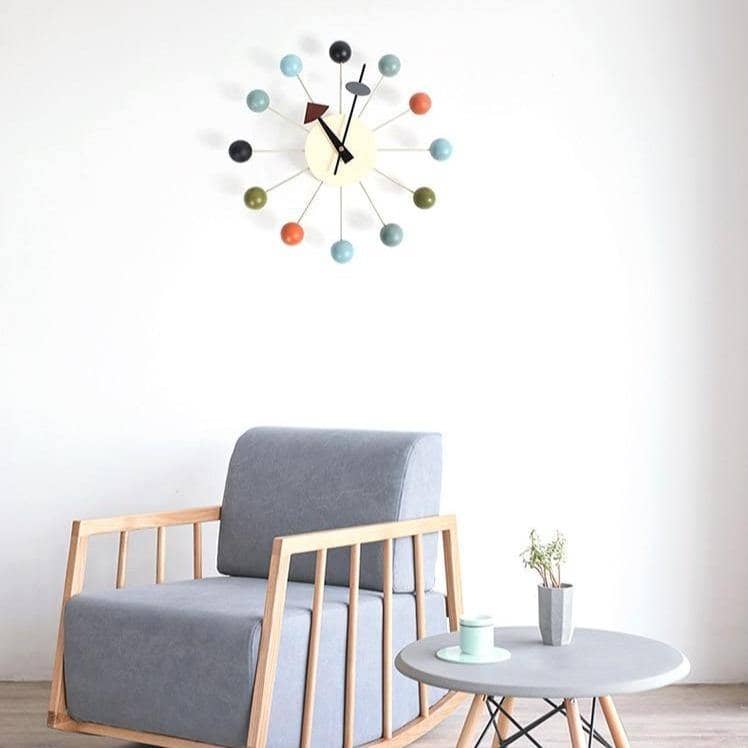 Minimalistisk Vægur med Stille Quartz og Moderne Indendørs Placering