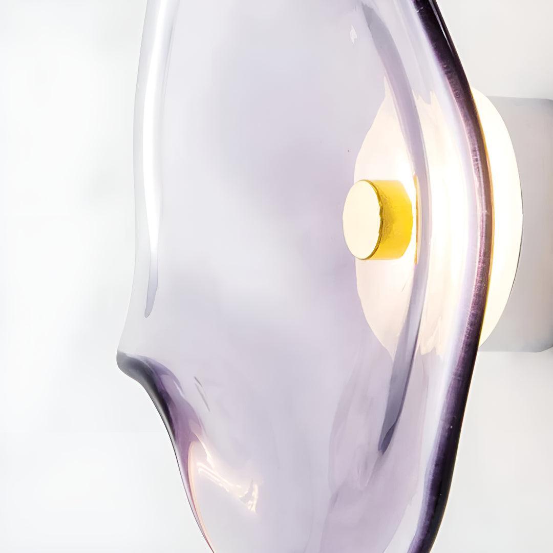 Moderne Glas Væglampe med Blødt LED Ambientelys
