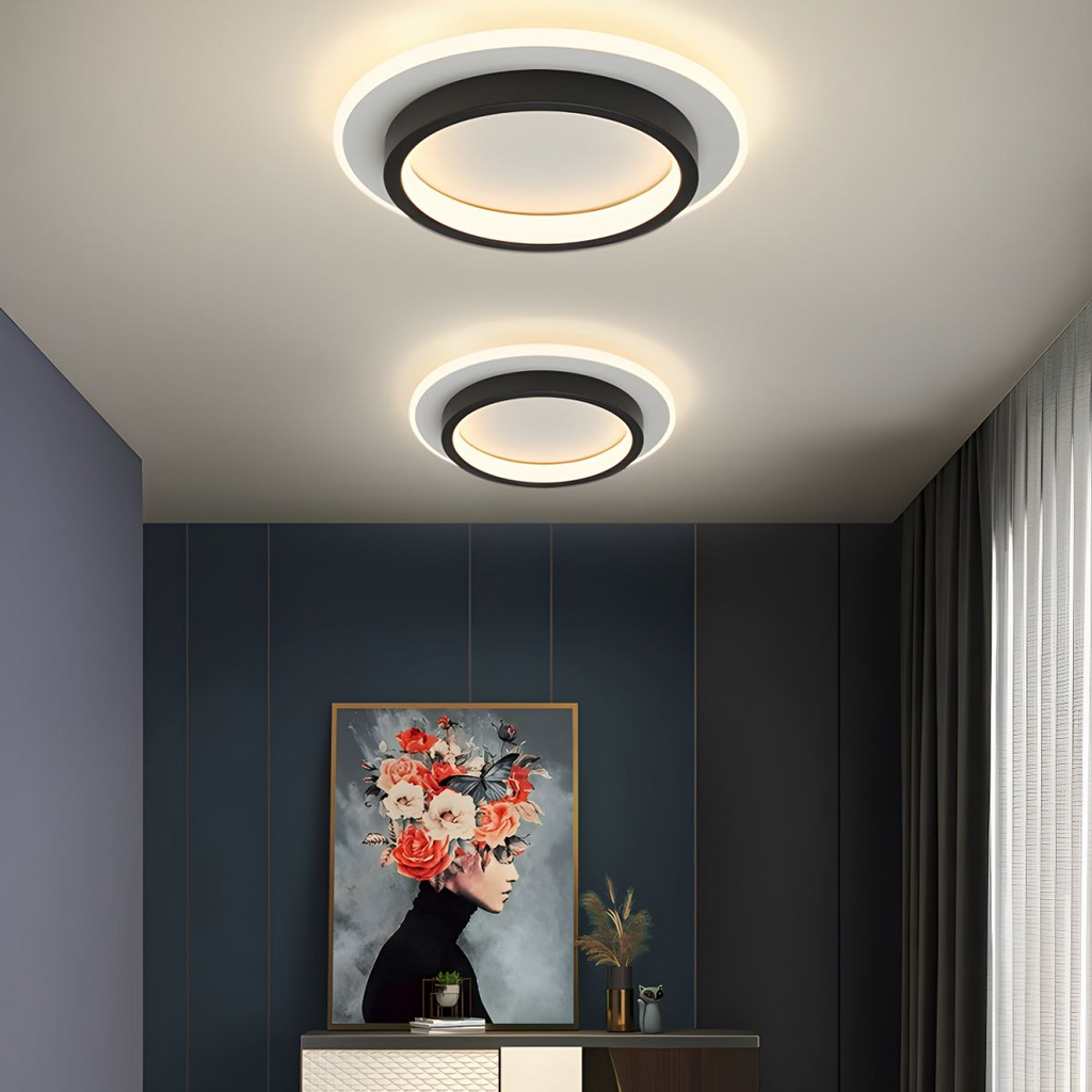 Led Loftlampe Med Slankt Design Og Jævn Indendørs Belysning