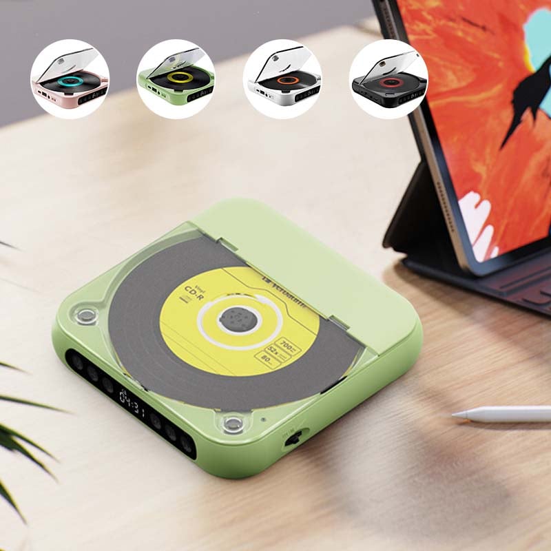 Draagbar CD Afspiller Med Bluetooth Og Kompakt Design