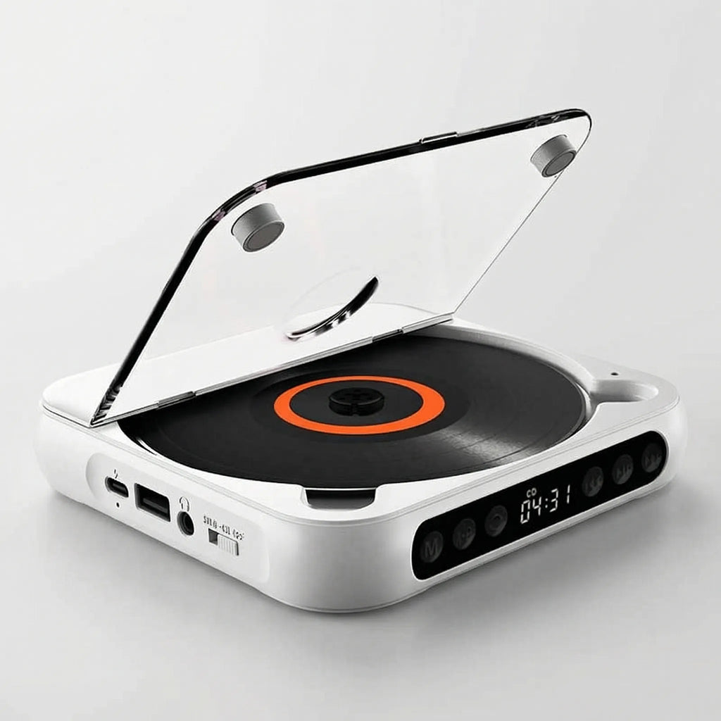 Draagbar CD Afspiller Med Bluetooth Og Kompakt Design