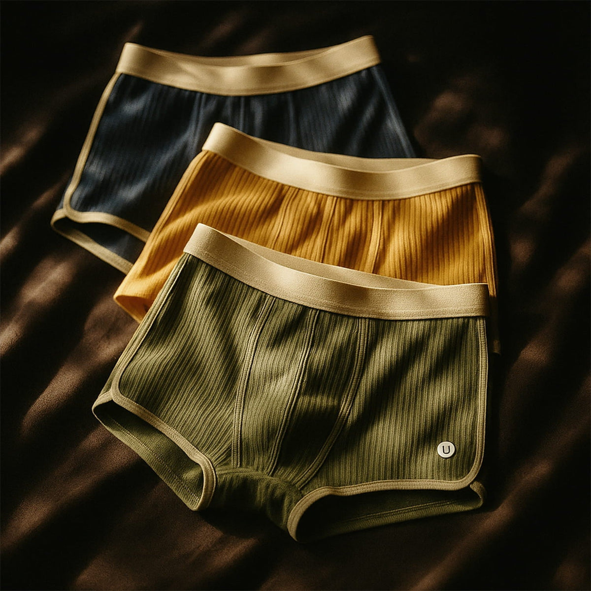 Boxershorts Med Ribstruktur Og Komfortabel Pasform
