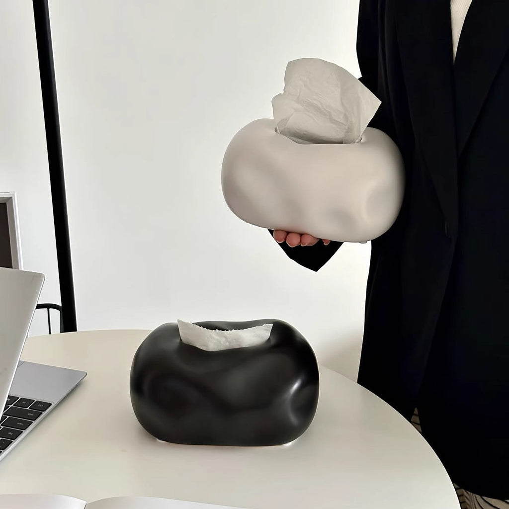 Tørklædeboks Keramik Skyform Med Moderne Udtryk Og Kompakt Design