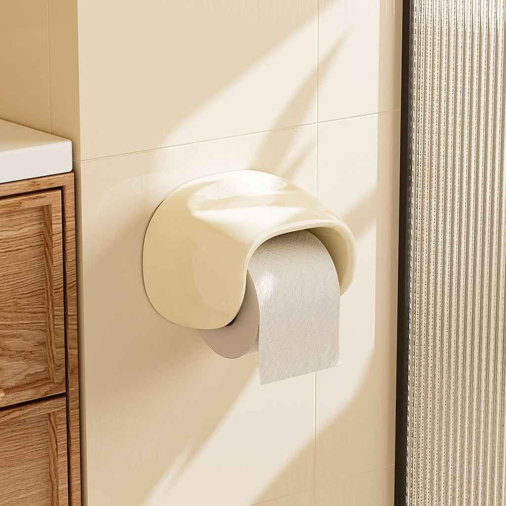 Toiletrulleholder Pet Vægmontering Med Åben Bund Og Integreret Hylde